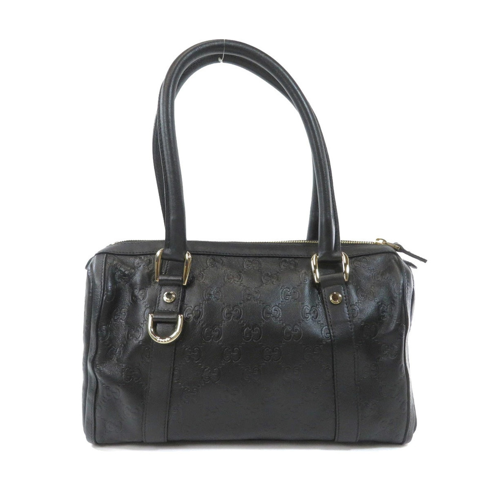Gucci Shima ssima Bag Leather GG Tote Black